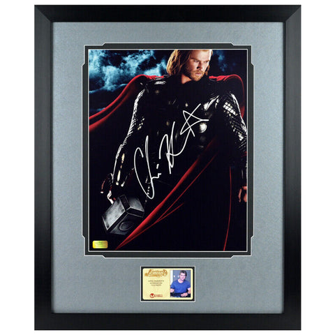 Chris Hemsworth Autographed Thor Son of Asgard 11x14 Framed Photo