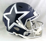 Jason Witten Autographed Dallas Cowboys F/S AMP Speed Helmet - Beckett W Auth