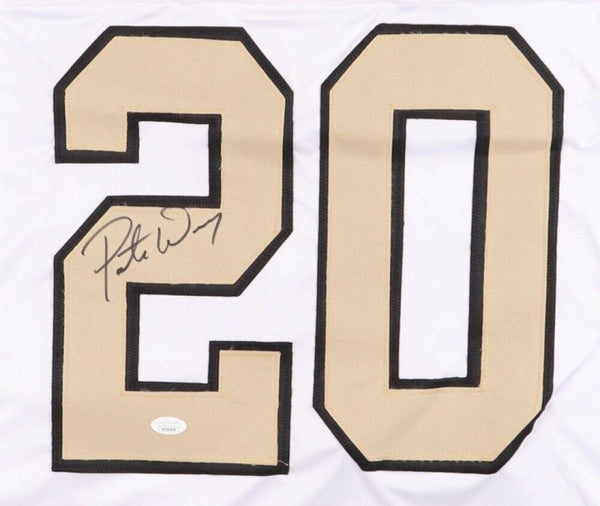 Friendly Confines Pete Werner Signed New Orleans Saints Jersey (OKAuthentics) 2021 2nd Round Pick