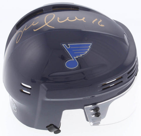 Bernie Federko Signed St Louis Blues Logo Hockey Puck (JSA COA) –