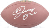 Joseph Ossai Autographed Wilson NFL Super Grip Football - Beckett W Hologram