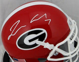 Lorenzo Carter Autographed Georgia Bulldogs Schutt Mini Helmet- JSA W Auth *Whit