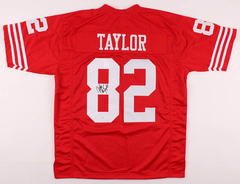 John Taylor Signed San Francisco 49ers Jersey (JSA COA) 3xSuper Bowl Champ W.R.