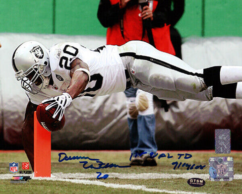 Darren McFadden Autographed 8x10 Photo Raiders 1st NFL TD 9/14/05 DM Holo 76799