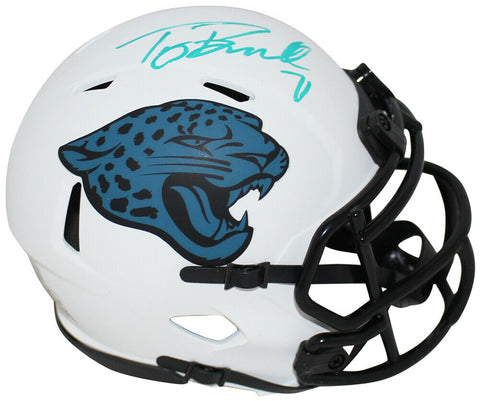 Tony Boselli Autographed Jacksonville Jaguars Lunar Mini Helmet BAS 33180