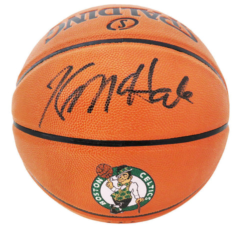 Kevin McHale Signed Spalding Celtics Logo Game Series Basketball (SCHWARTZ COA)