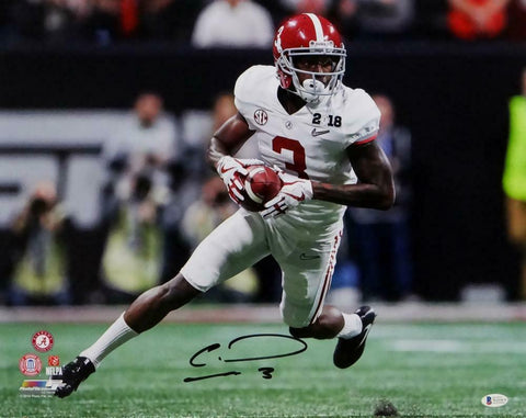 Calvin Ridley Autographed Alabama 16x20 PF Running Photo - Beckett Auth *