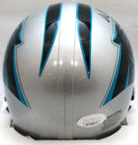 Wesley Walls Autographed Carolina Panthers Mini Helmet - JSA W Auth *Black