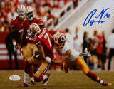 Ryan Kerrigan Autographed 8x10 Redskins Against 49ers Photo- JSA W Auth