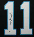 ROBBY ANDERSON (Panthers black TOWER) Signed Autographed Framed Jersey Beckett