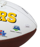 Hines Ward Signed Pittsburgh Steelers Logo Football JSA ITP
