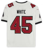 Devin White Buccaneers Super Bowl LV Champions Signed White Nike Limited Jersey
