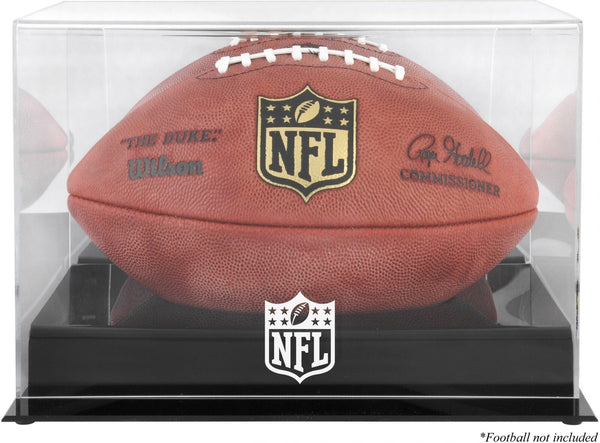 NFL Shield Black Base Football Display Case - Fanatics