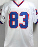 Andre Reed Autographed White Pro Style Jersey - JSA Witnessed *Silver
