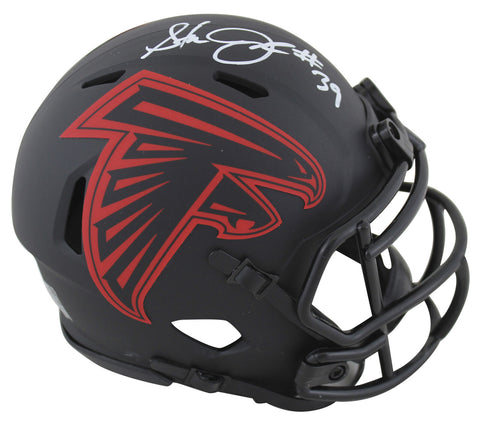 Falcons Steven Jackson Authentic Signed Eclipse Speed Mini Helmet BAS Witnessed
