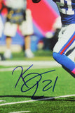 Kenny Phillips Autographed NY Giants 8x10 Pink Shoes Photo- JSA W Auth *Blue