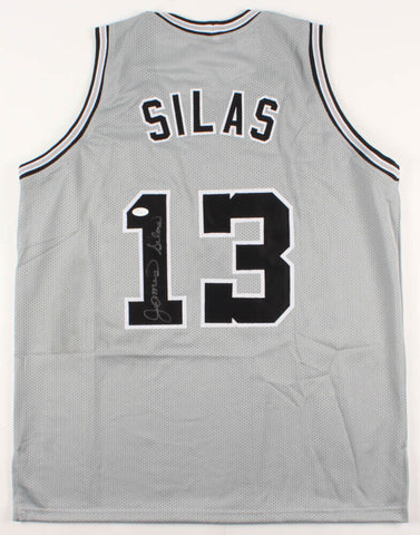 James Silas Signed San Antonio Spurs Jersey (JSA COA) 2xABA All-Star 1975,1976)