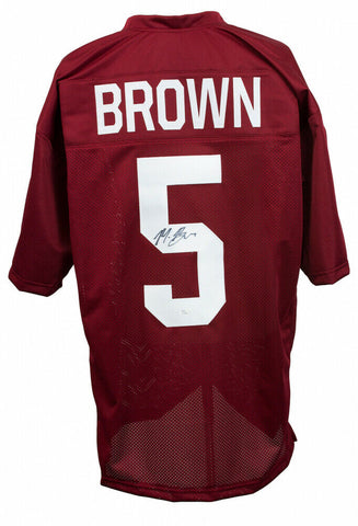 Marquise Brown Signed Oklahoma Sooners Jersey (JSA COA) Antonio Brown's Cousin