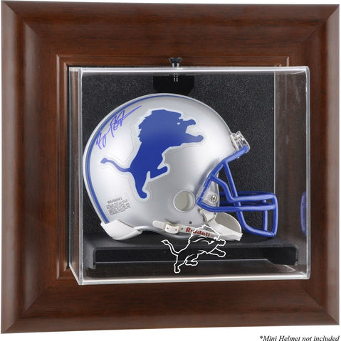 Detroit Lions Brown Mini Helmet Display Case - Fanatics