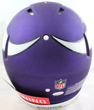 Cris Carter Autographed Vikings Speed Authentic F/S Helmet- JSA W *Silver