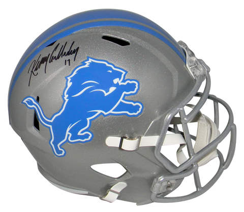 KENNY GOLLADAY SIGNED AUTOGRAPHED DETROIT LIONS FULL SIZE SPEED HELMET JSA