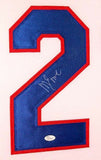 Mike Eruzione Signed Team USA "Miracle on Ice" 35"x43" Custom Framed Jersey JSA