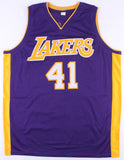 Glen Rice Signed Los Angeles Lakers Purple Home Jersey (JSA COA)