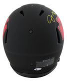 Chiefs Joe Montana Signed Eclipse Full Size Speed Proline Helmet BAS Witnessed