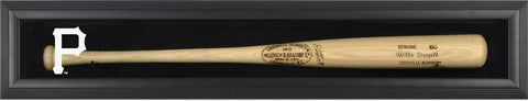 Pittsburgh Pirates (2014-Present) Logo Black Frmd Single Bat Display Case