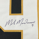 FRAMED Autographed/Signed MIKE MODANO 33x42 Dallas Black Jersey BAS COA