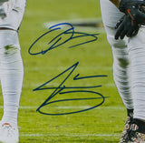Odell Beckham Jr. Jarvis Landry Signed Framed Cleveland Browns 16x20 Photo BAS