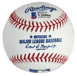 Braves Larry Wayne Chipper Jones Jr. HOF 18 Authentic Signed Oml Baseball BAS