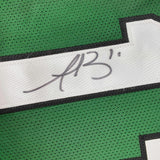 Framed Autographed/Signed AJ A.J. Brown 33x42 Kelly Green Jersey JSA COA