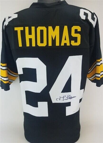 J.T. Thomas Signed Pittsburgh Steelers Jersey (TSE COA) 4xSuper Bowl Champion DB