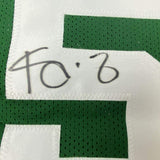 Framed Autographed/Signed Kevin Garnett 33x42 Boston Green Jersey Beckett COA