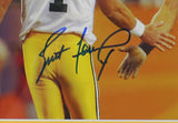 Brett Favre Signed Green Bay Packers Framed 8x10 NFL Photo - with Urlacher