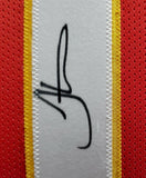 CHIEFS TYREEK HILL AUTHENTIC AUTOGRAPHED SIGNED FRAMED RED JERSEY BECKETT 191179