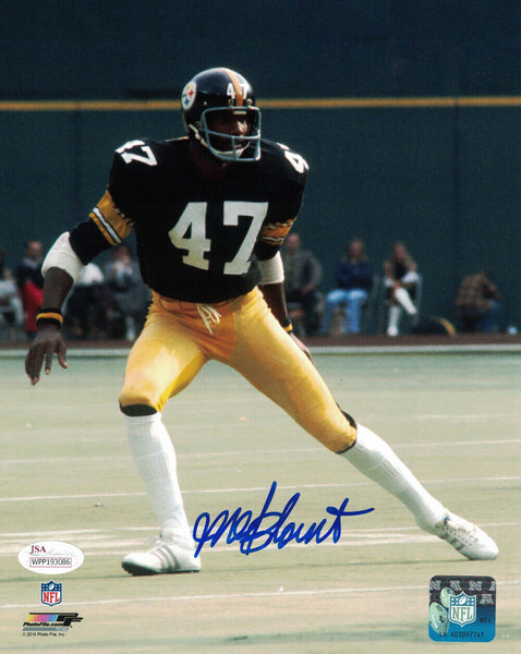 Mel Blount Autographed/Signed Pittsburgh Steelers 8x10 Photo JSA 20286 PF