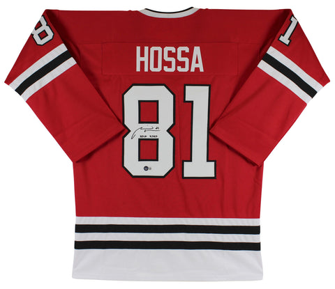 Marian Hossa "HOF 2020" Authentic Signed Red Pro Style Jersey BAS Witnessed