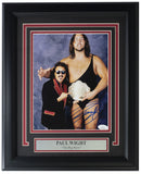 The Big Show Paul Wight Signed Framed 8x10 WWE Photo JSA WIT893114