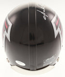 Andre Rison Signed Atlanta Falcons Mini Helmet Inscribed "Bad Moon" (Schwartz)