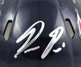 Dameon Pierce Autographed Houston Texans Speed Mini Helmet- Tristar *Silver
