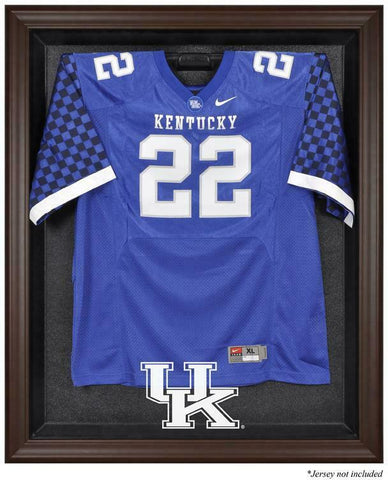 Kentucky Wildcats Brown Framed Logo Jersey Display Case - Fanatics Authentic