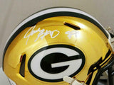 Jace Sternberger Autographed Green Bay Packers Chrome Mini Helmet - JSA W Auth