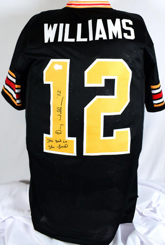 Doug Williams Signed Black College Style Jersey W/Best in the Land-Beckett WHolo