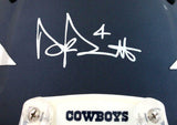 Dak Prescott Autographed Cowboys F/S AMP Speed Authentic Helmet-Beckett W Holo