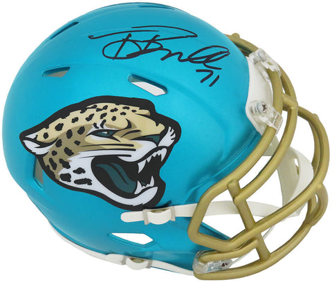 Tony Boselli Signed Jacksonville Jaguars FLASH Riddell Speed Mini Helmet -SS COA