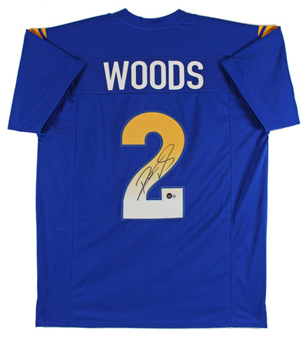Robert Woods Authentic Signed Blue Pro Style #2 Jersey Autographed BAS Witnessed
