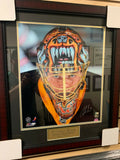 Tuukka Rusk Signed Autographed Photo Custom Framed to 24x20 Boston Bruins NEP