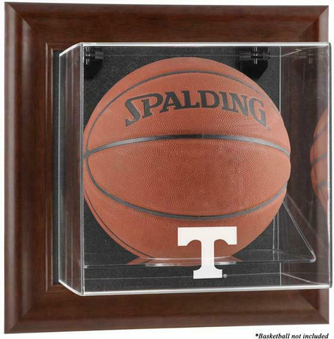 Tennessee Brown Framed Wall-Mountable Basketball Display Case - Fanatics